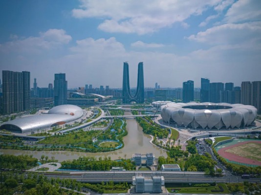 为“绿色亚运”赋能，pg电子游戏铝材助力荆门亚运会三大主场馆建设
